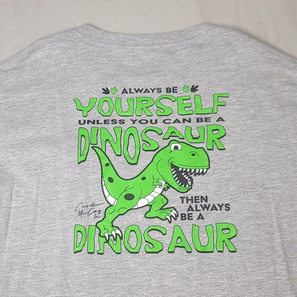 Cardin McCoy gray tshirt (Size L) 'Always Be Yourself Unless..' graphic on back